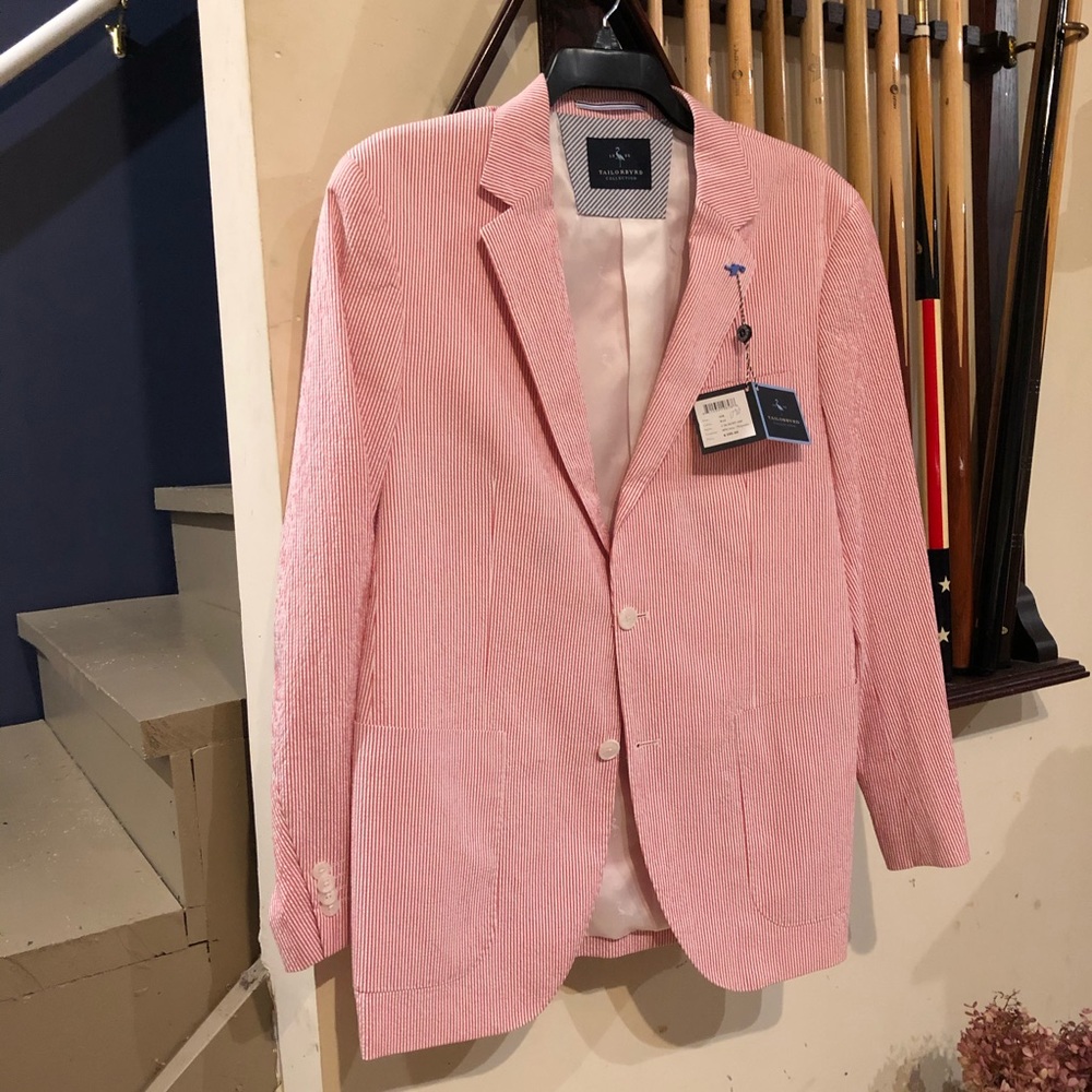 TailorByrd Seersucker Blazer